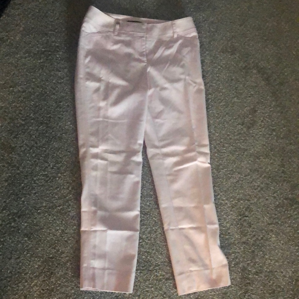 WHBM pink slim ankle size 0R